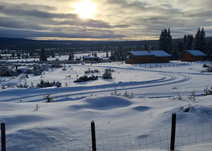 Semesterbostad Koselig Liten Fjellhytte I Flott Turterreng Bade Sommer Og Vinter Hovda
